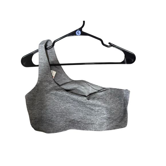 NWT Offline by Aerie Grey One Shoulder L Crop Top - Picture 5 of 7